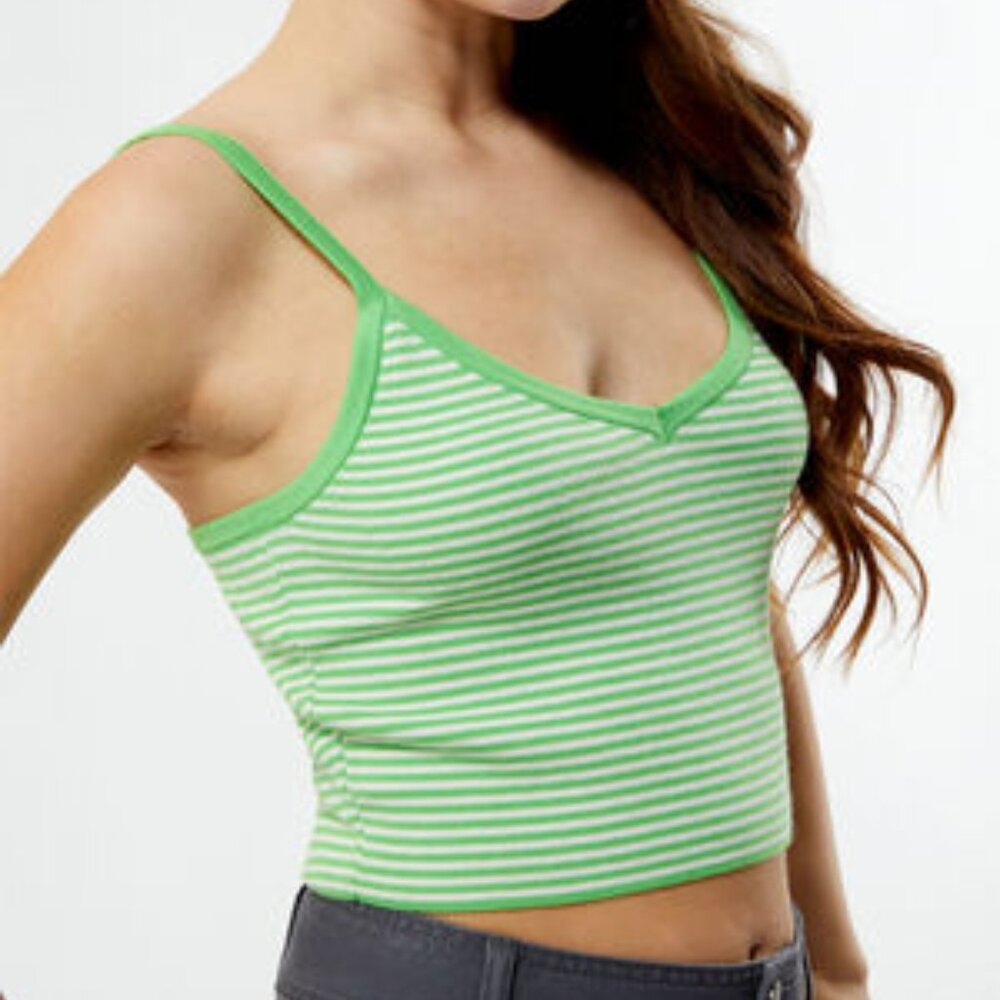 LA Hearts Astrid Striped Sweater Tank Top